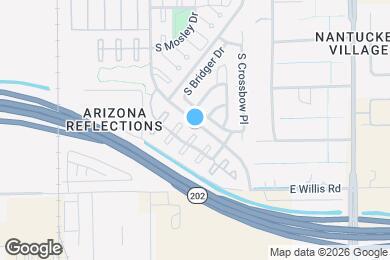 Map image of the property - 1324 S Mosley Ct