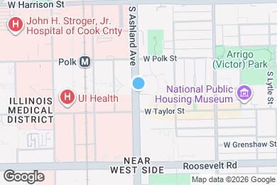 Map image of the property - 929 S Ashland Ave