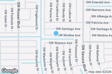 Map image of the property - 1454 SW Medina Ave
