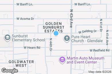 Map image of the property - 4402 W Crocus Dr