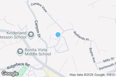 Map image of the property - 1519 Via Hacienda