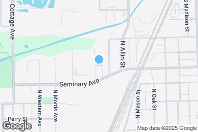 Map image of the property - 1315 1/2 Ewing St
