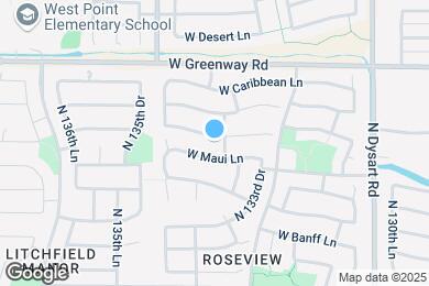 Map image of the property - 13413 W Port Au Prince Ln