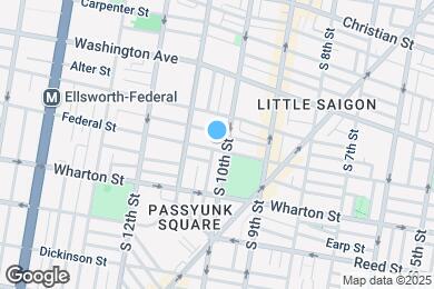 Map image of the property - 1011 Federal St