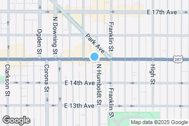 Map image of the property - 1475 N Humboldt St
