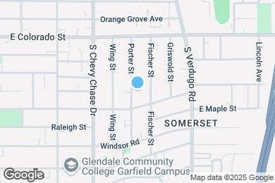 Map image of the property - 520 Porter St