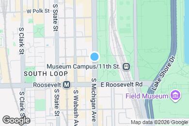Map image of the property - 1120 S Michigan Ave