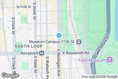 Map image of the property - 1130 S Michigan Ave