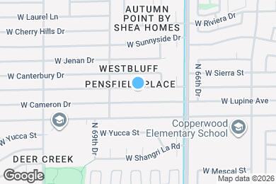 Map image of the property - 6833 W Sierra St