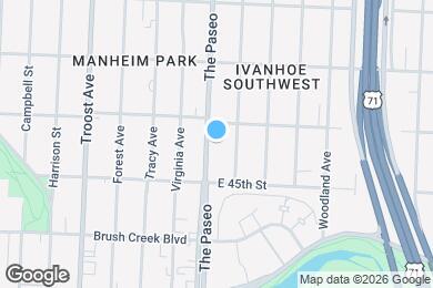 Map image of the property - 4415 The Paseo