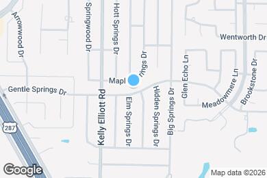 Map image of the property - 4119 Gentle Springs Dr