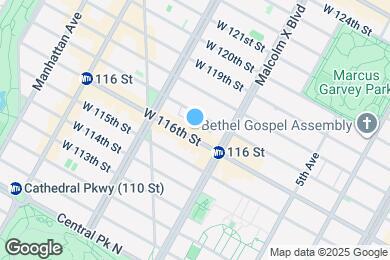 Map image of the property - West 116th Street