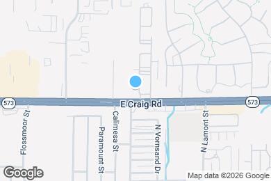 Map image of the property - 4730 E Craig Rd