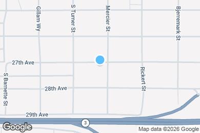 Map image of the property - 909 27th Ave