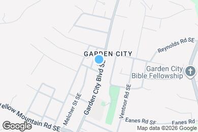 Map image of the property - 3433 Garden City Blvd SE