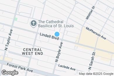 Map image of the property - 4319 Lindell Blvd