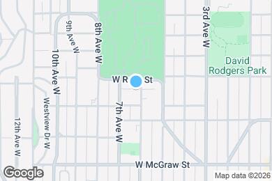 Map image of the property - 2575 6th Ave W
