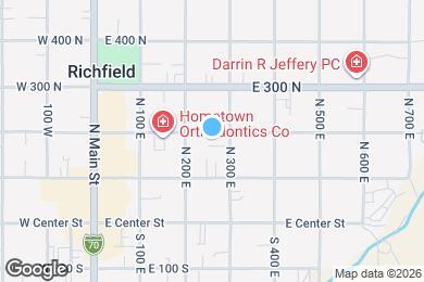 Map image of the property - 261 E 170 N