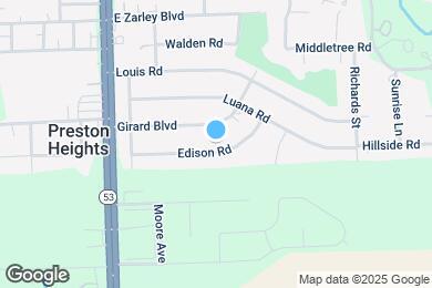 Map image of the property - 117 Edison Rd