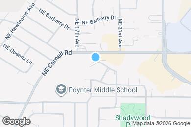 Map image of the property - 1835 NE Hillaire Ct