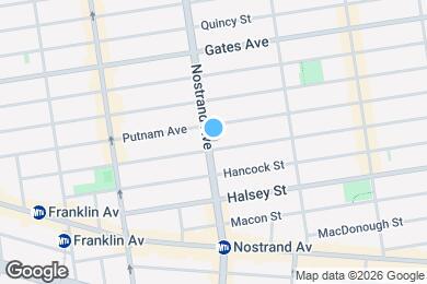 Map image of the property - 189 Jefferson Ave