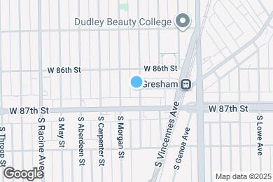 Map image of the property - 8632 S Sangamon St