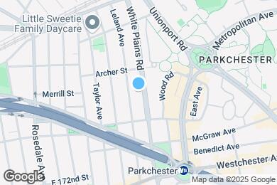 Map image of the property - 1443 White Plains Rd