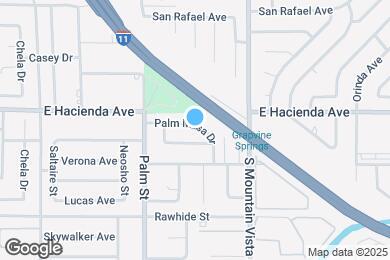 Map image of the property - 4509 Palm Mesa Dr
