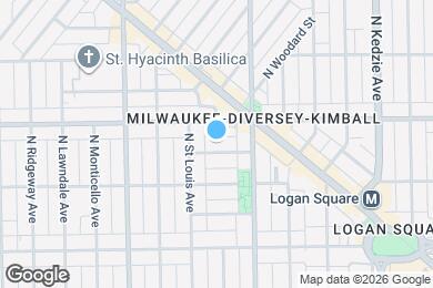 Map image of the property - 3432 W Parker Ave
