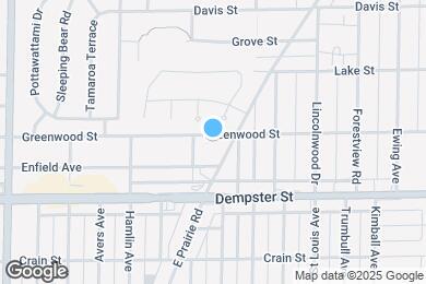 Map image of the property - 3643 Greenwood St