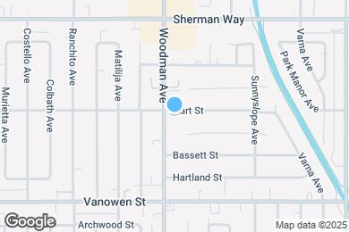Map image of the property - 6958 Woodman Ave