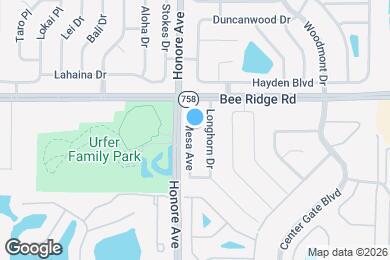 Map image of the property - 3913 Mesa Ave