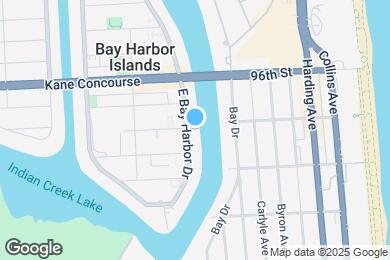 Map image of the property - 9381 E Bay Harbor Dr