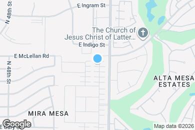 Map image of the property - 1540 N Balboa