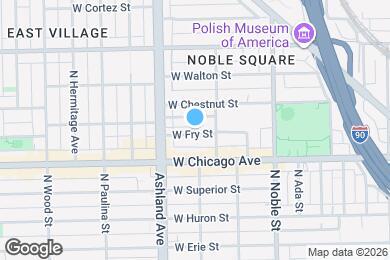 Map image of the property - 1522 W Fry St