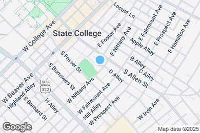 Map image of the property - 123 W Nittany Ave