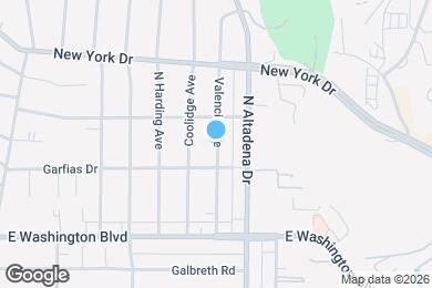 Map image of the property - 1507 Valencia Ave