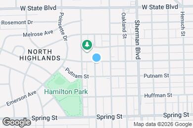 Map image of the property - 1832 Franklin Ave