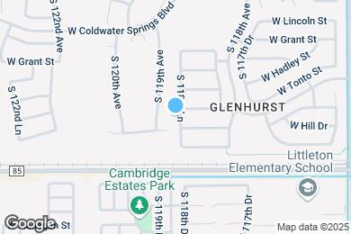 Map image of the property - 910 S 118th Ln
