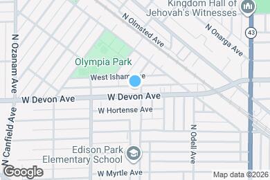 Map image of the property - 7508 W Devon Ave
