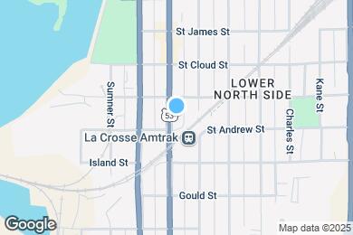 Map image of the property - 610 Rose St
