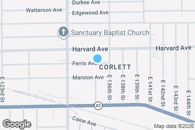Map image of the property - 13414 Ferris Ave