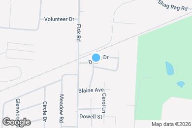 Map image of the property - 1329 Copperfield Dr