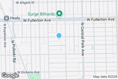 Map image of the property - 3721 W Belden Ave