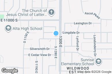 Map image of the property - 1277 Alta Hts