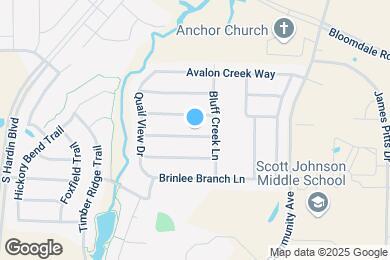 Map image of the property - 2516 Lake Meadow Dr