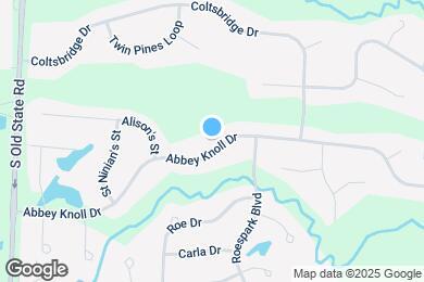 Map image of the property - 2691 Abbey Knoll Dr