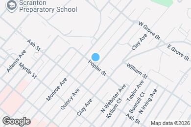 Map image of the property - 1101 Quincy Ave