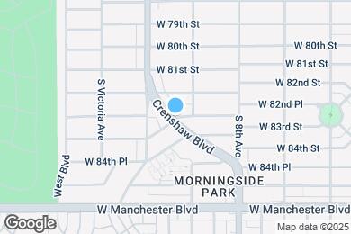 Map image of the property - 8236 Crenshaw Blvd
