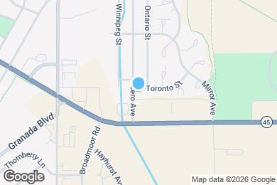 Map image of the property - 2320 Toronto St